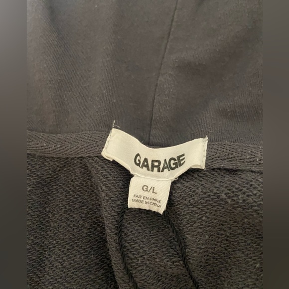 Dark Grey Garage Stay Magical Cropped Zip up - Picture 2 of 2